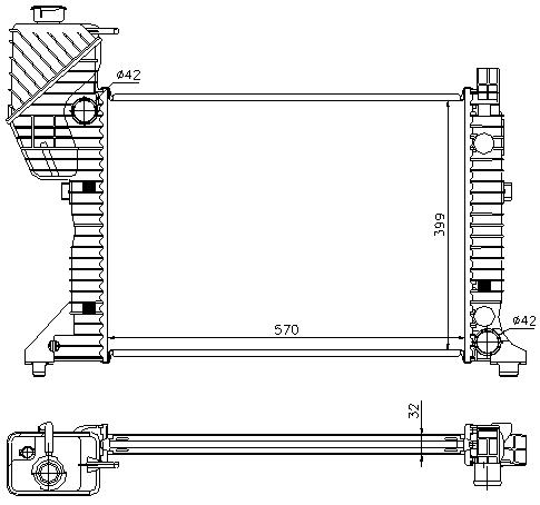 RAD. MERCEDES SPRINTER (95) 2T / 3T