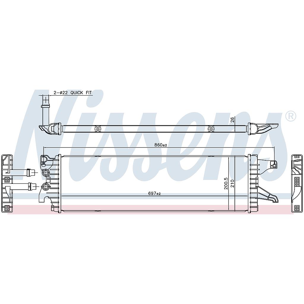 RAD. AUXILIAR VW TRANSPORTER T6 (15) 2,0TDI