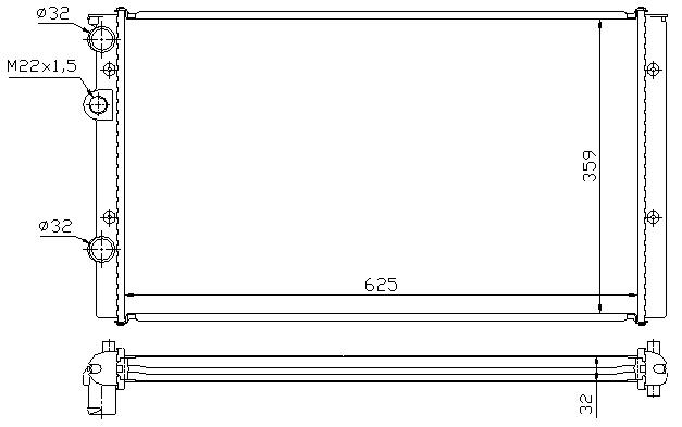 RAD. VAG (94) +AROSA/LUPO/GOLF/VENTO/CORDOBA