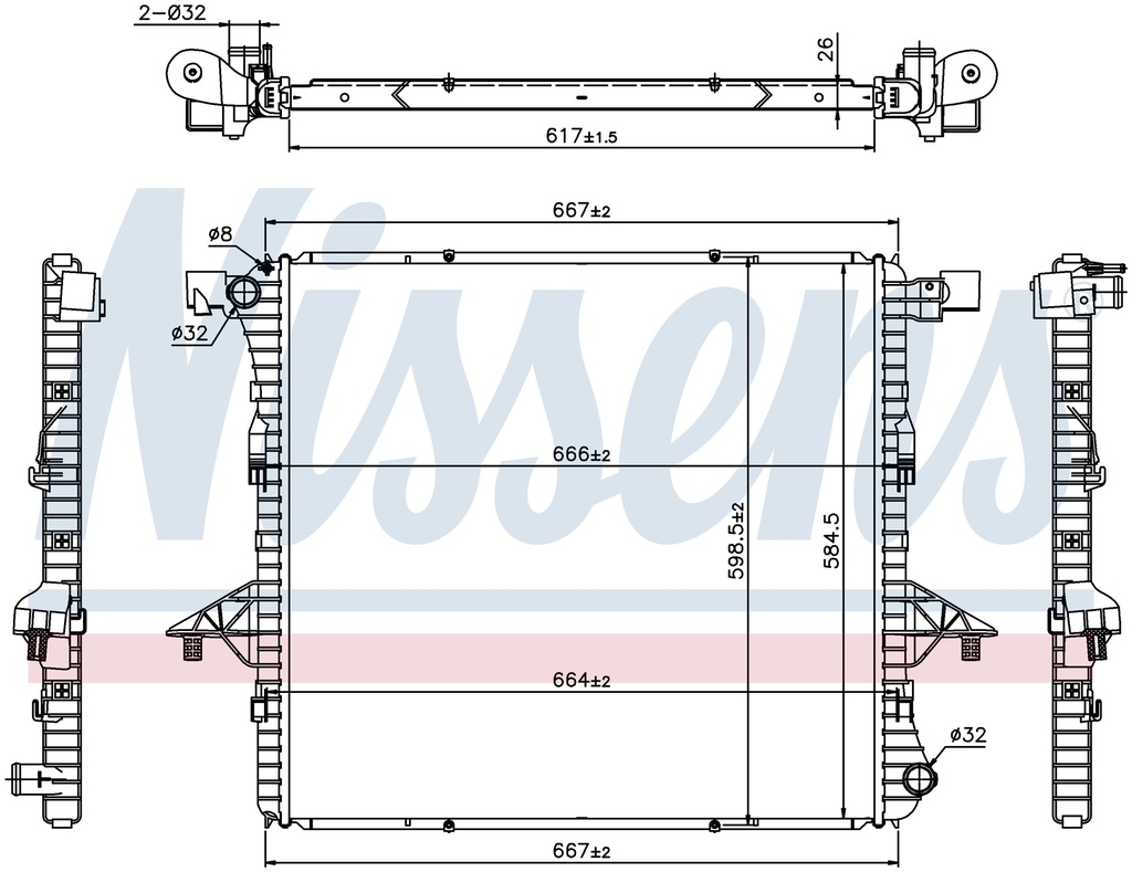 RAD. VW AMAROK (09)  2,0TDI / 2,0TSI