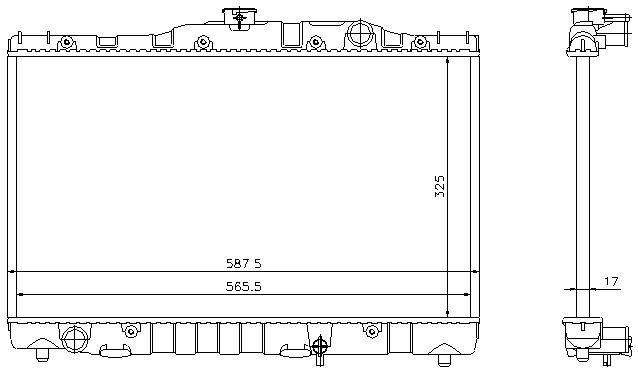 RAD. TOYOTA CARINA/COROLLA (83) 1.3/1.5/1.6