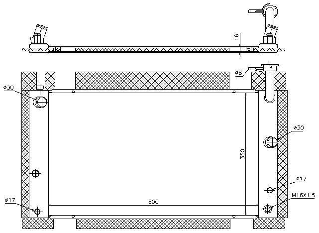 RAD. TOYOTA PRIUS (03) +/-1.5i 16v HYBRID