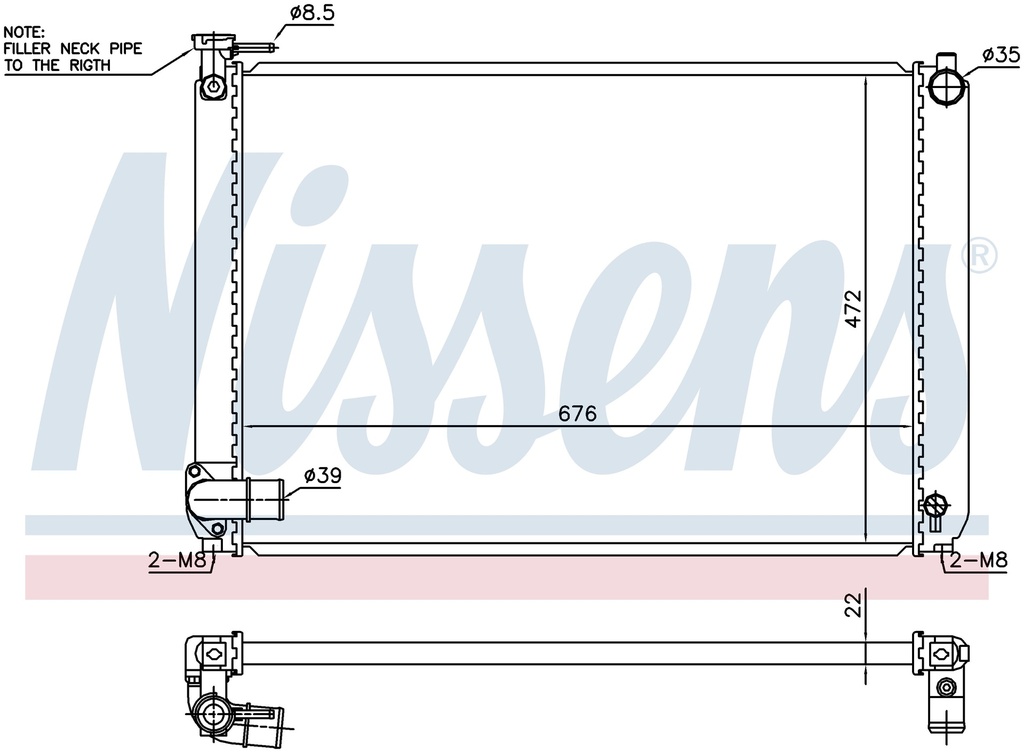 RAD. LEXUS RX (03) 400H 3,3HYBRID