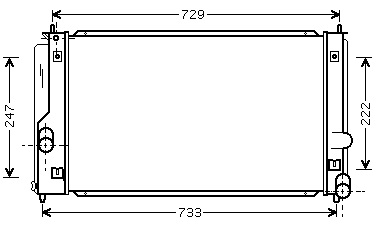 RAD. TOYOTA CELICA (99) +/- 1.8i