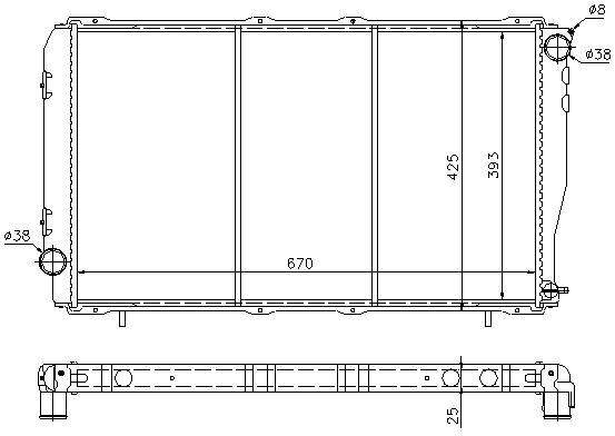 RAD. SUBARU IMPREZA/LEGACY (89) M/A +/- 2,0i TURBO
