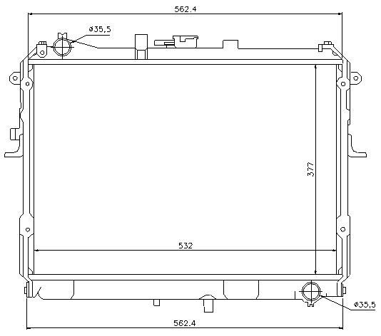 RAD. MAZDA E2200 (99) +/-2.0D / 2.2D