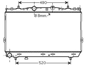 RAD. HYUNDAI ELANTRA (01) +/-2.0CRDi