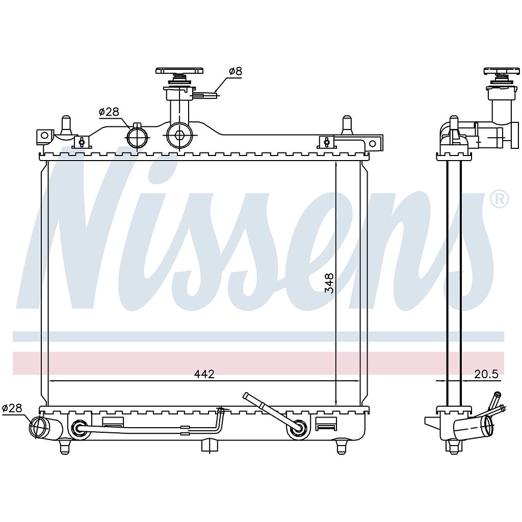 RAD. HYUNDAI i10 (08) 1,1i