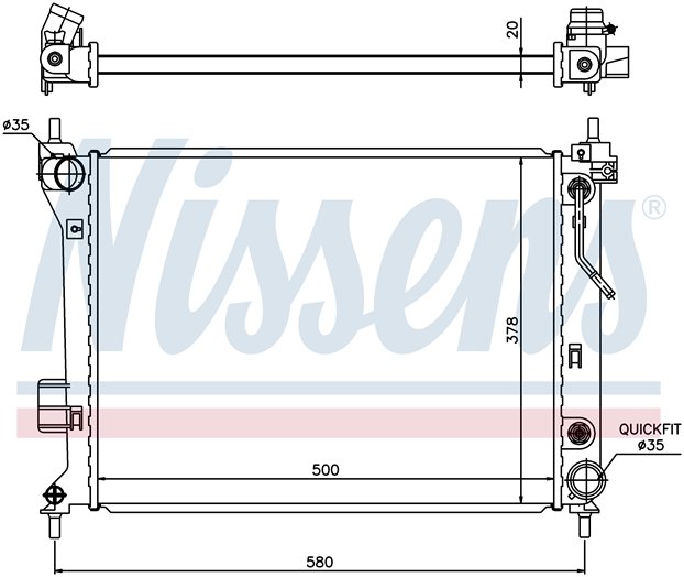 RAD. HYUNDAI i20 (09) AUT 1.4/1.6
