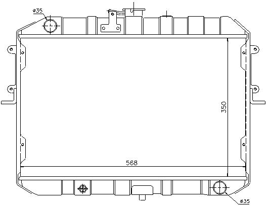 RAD. MAZDA E2200 (87) 2.0D/2.2D