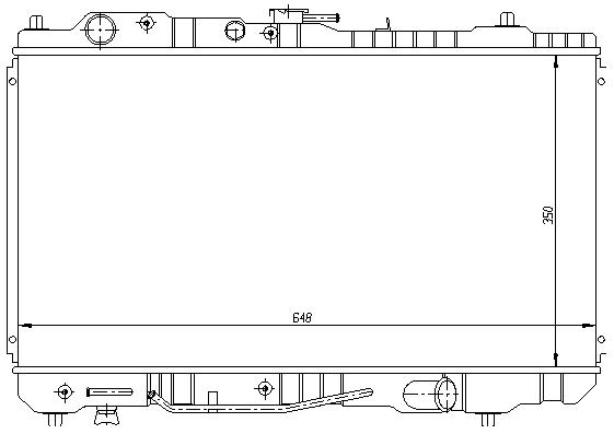 RAD. MAZDA 323F (89) +/- AUT 1.6/18