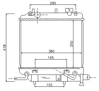RAD. MAZDA DEMIO (00) +/- M/A 1.3i / 1.5i