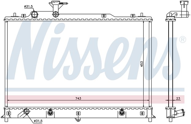 RAD. MAZDA CX7 (07) +/- M/A 2.2D/2.3/2.5