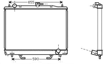 RAD. MITSUBISHI MONTERO (00) +/- M/A 3.2DiD