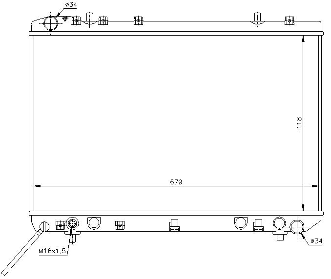 RAD. SSANG-YONG/DAEWOO MUSSO/KORANDO (95) +/-