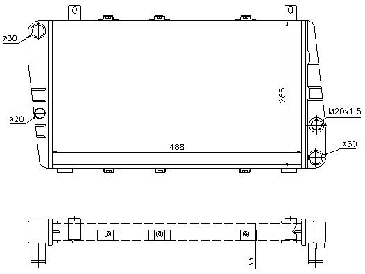 RAD. SKODA FAVORIT/FELICIA (87) - 1.3