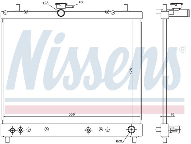 RAD. DAIHATSU TERIOS (05) M/A +/- 1.3DVT/1.5i