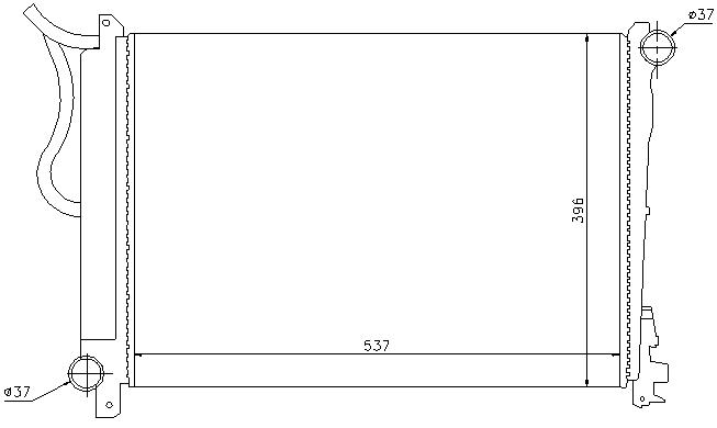 RAD. CHRYSLER VOYAGER (01) +/-2.5CRDi