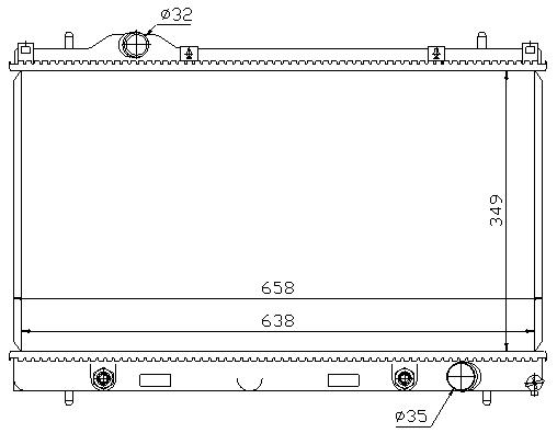 RAD. CHRYSLER NEON (00) +/- M/A 1.6/2.0
