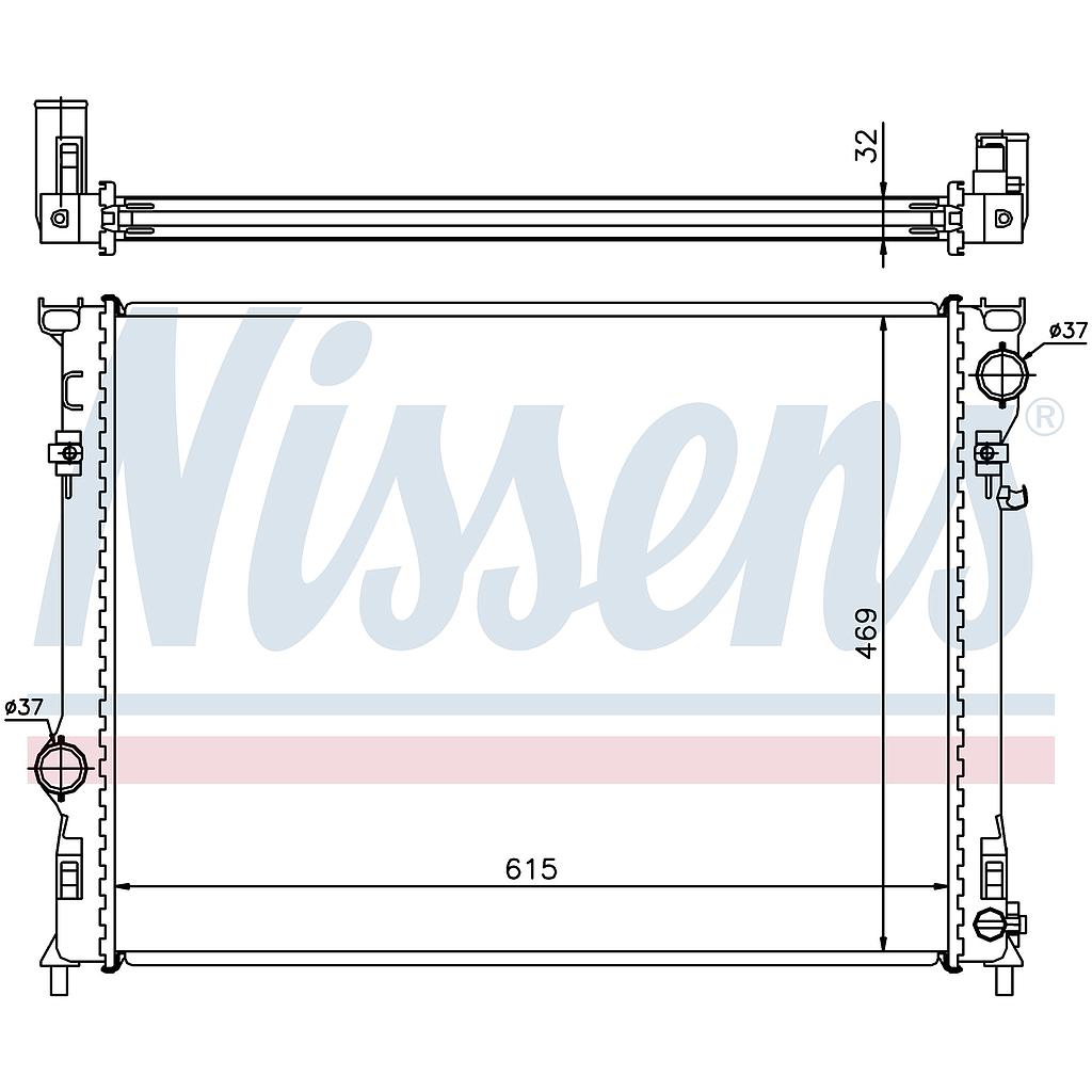 RAD. CHRYSLER 300C (04) 2,7i / 3,5i / 3,6i / 5,7iV8 / 6,1i V8