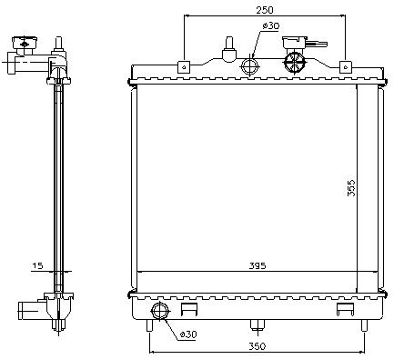 RAD. KIA PICANTO (04) +/- 1.0/1.1