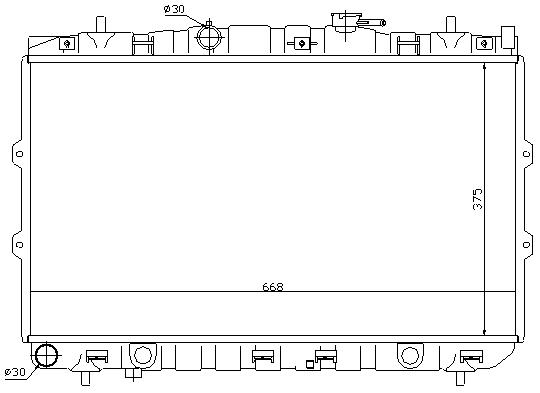 RAD. KIA CERATO (04) +/- 1.6i 16v / 2.0i 16v