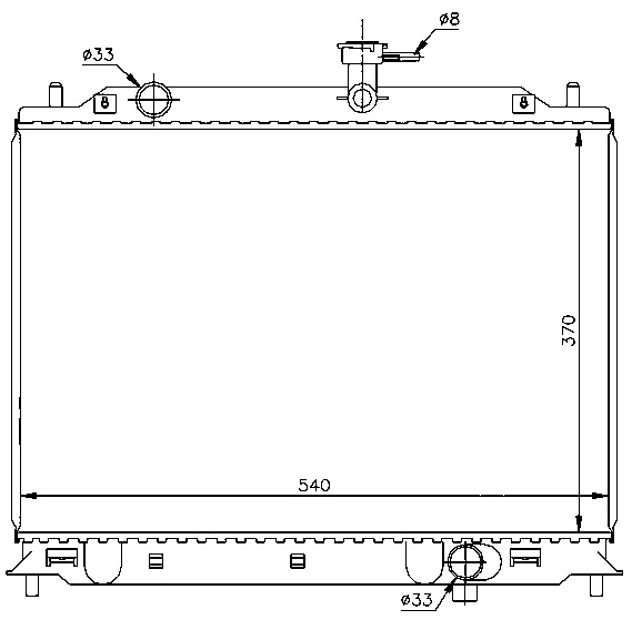 RAD. KIA RIO (05) +/-1.5CRDi