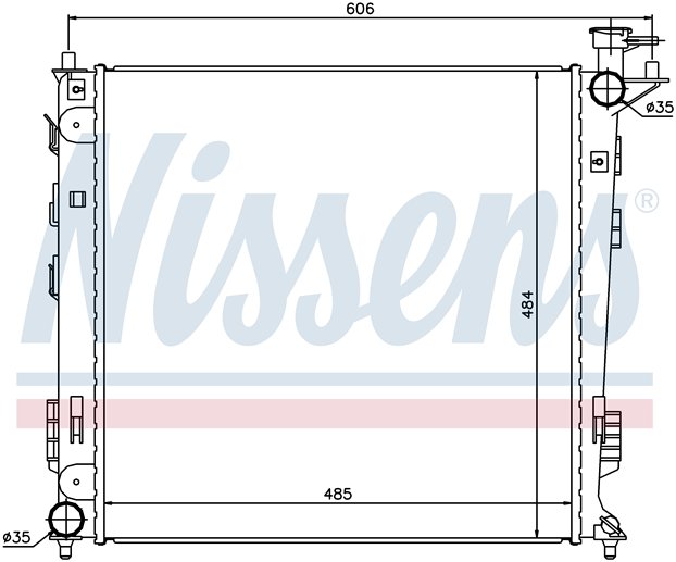 RAD. KIA SPORTAGE/HYUNDAI iX35 (10) +/- 1.7CRDi/2.0CRDi