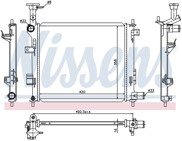 RAD. KIA PICANTO (11) +/- 1.0 / 1.2