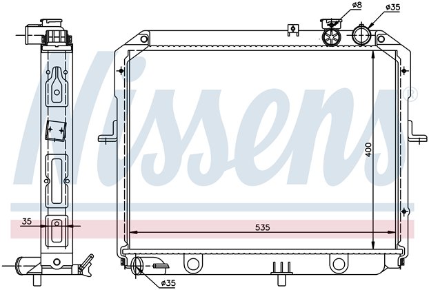 RAD. KIA K2700 (01) 2.7D