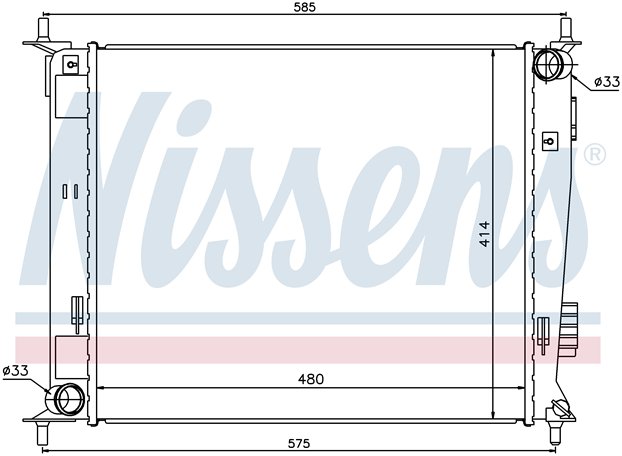 RAD. KIA SOUL (09) +/- 1.6i 16v
