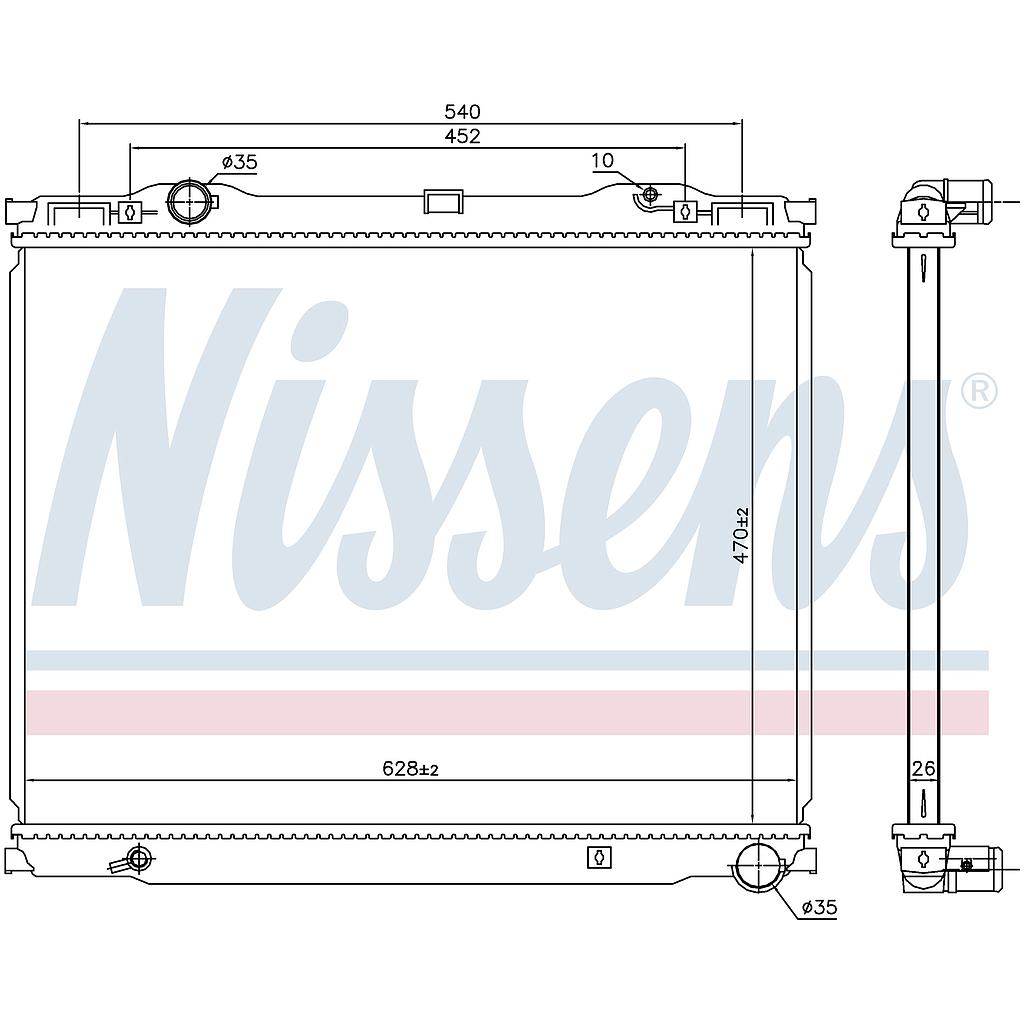 RAD. KIA SORENTO (02) 2,5CRDi