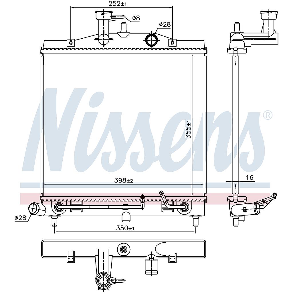 RAD. KIA PICANTO (04) 1,1