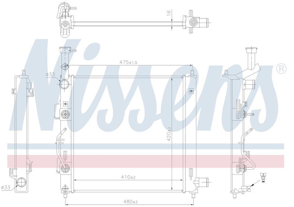 RAD. KIA PICANTO (17) 1,0 / 1,2