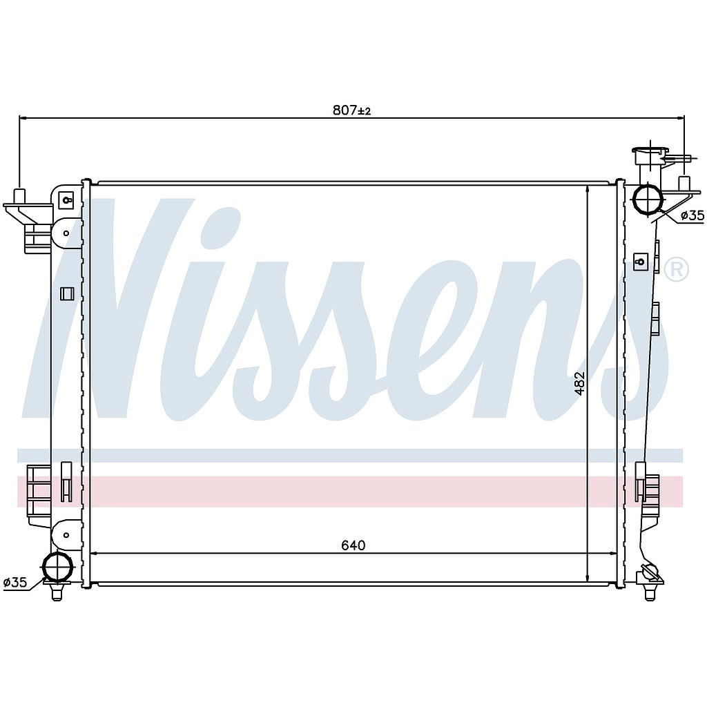 RAD. HYUNDAI iX35 (10) 1,6GDi / 2,0i 16v / 2,0GDi
