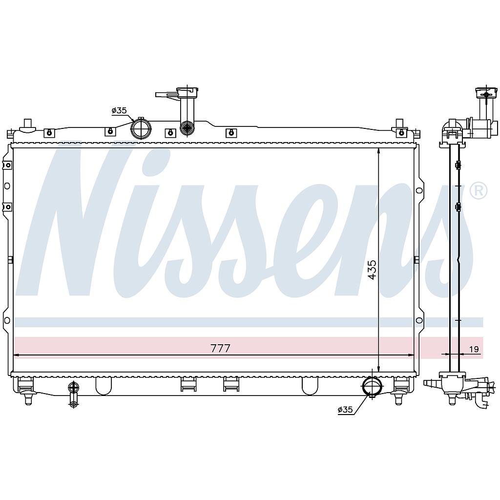 RAD. HYUNDAI H1 (07) 2,4i / 2,5CRDI