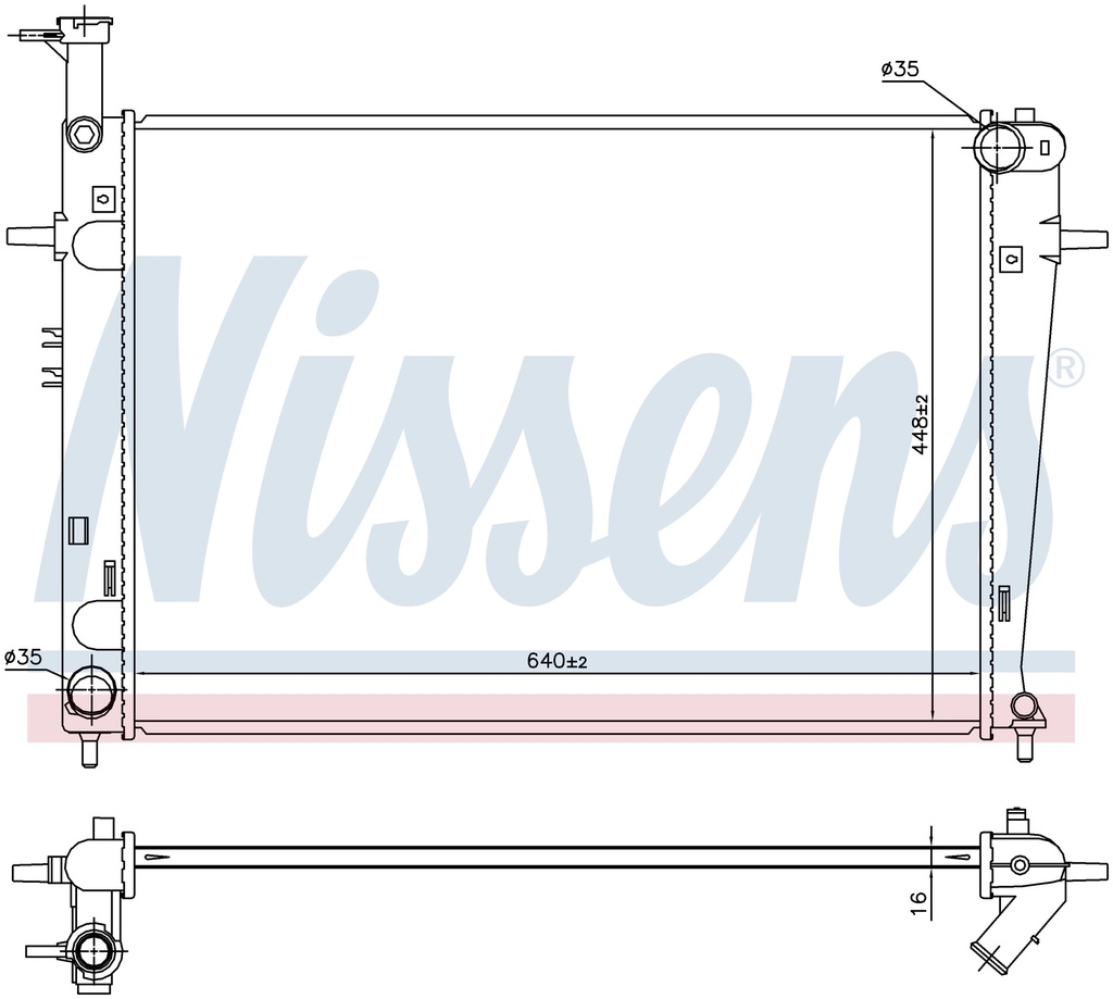 RAD. HYUNDAI TUCSON (04) 2,0CVVT