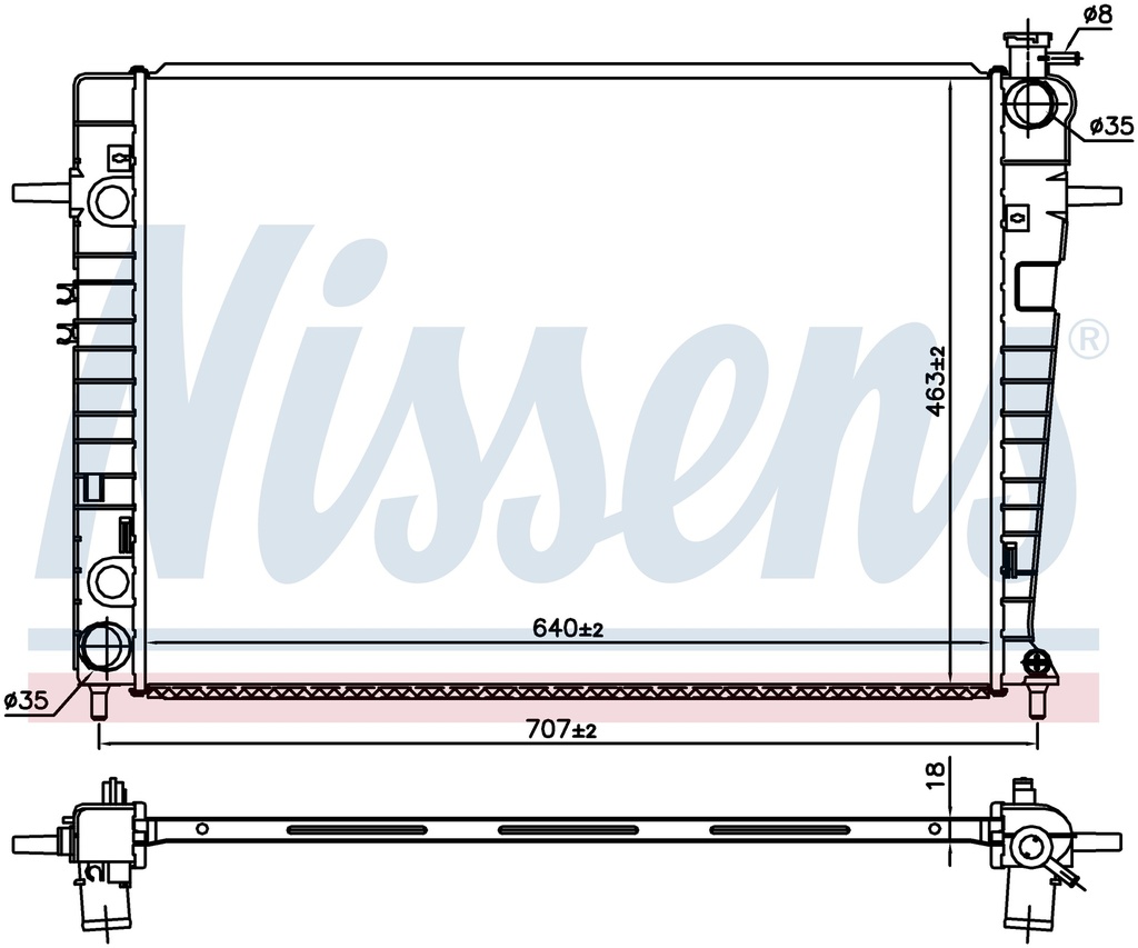 RAD. HYUNDAI TUCSON (06) 2,0CRDI