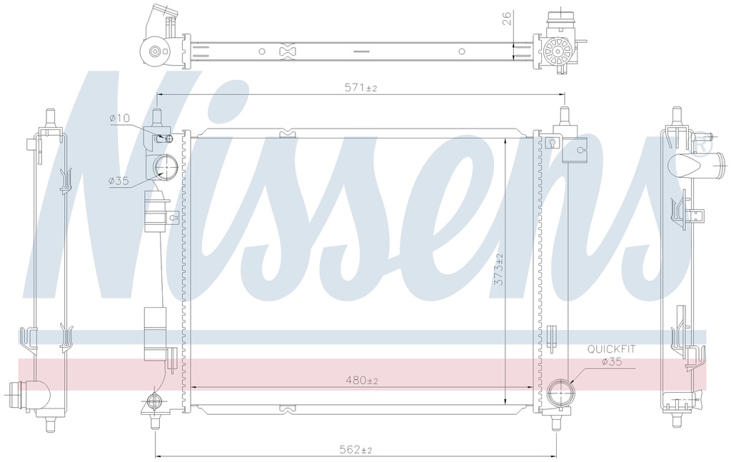 RAD. HYUNDAI i20 (15) 1,0T-GDI
