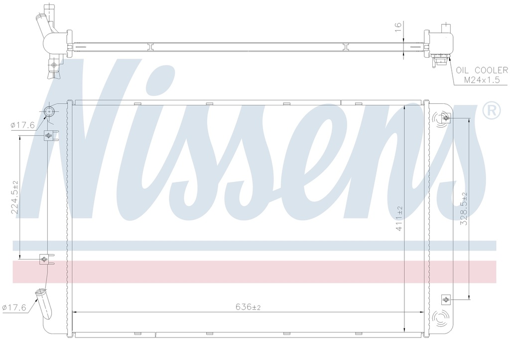 RAD. AUX HYUNDAI IONIQ (16) 1,6 HYBRID / 1,6 PHYBRID