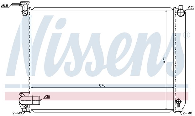 RAD. LEXUS RX400H (05) +/- M/A 3.3