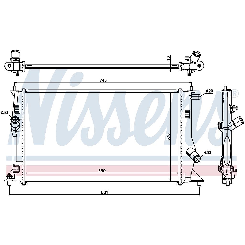 RAD. MAZDA 5 (05) 1,8i 16v / 2,0CD / 2,0i 16v