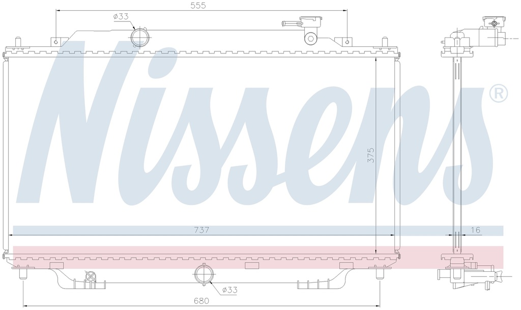 RAD. MAZDA 3 (13) 1,5 / 1,6 / 2,0
