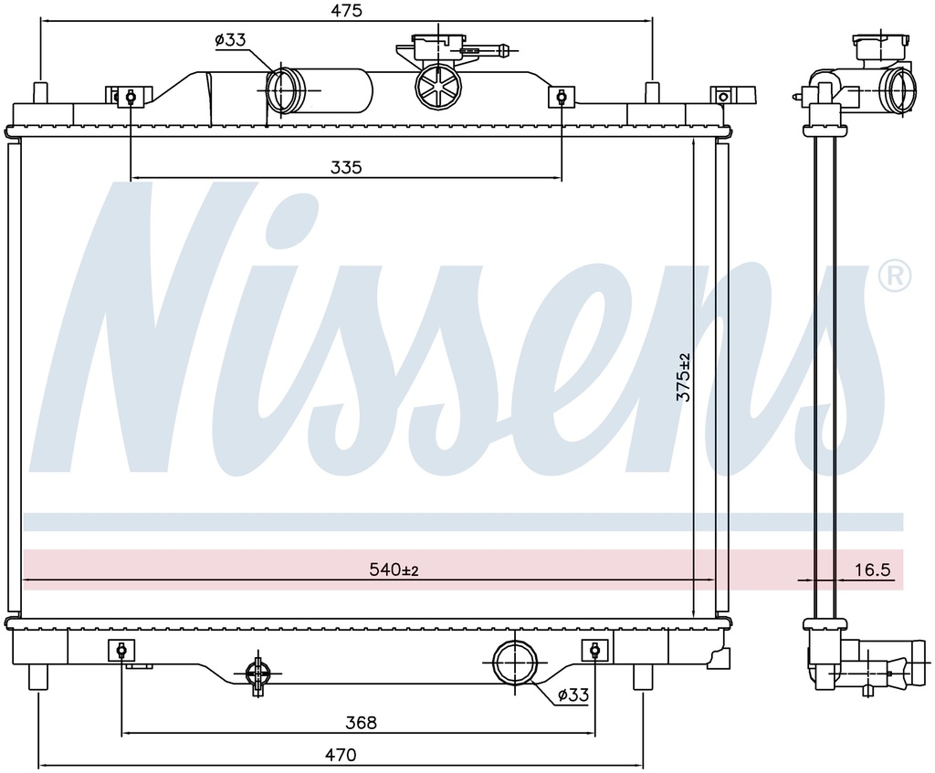 RAD. MAZDA 2 (14) 1,5