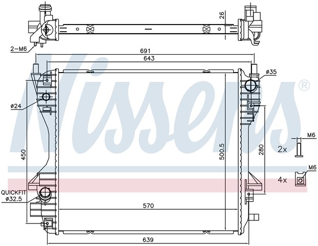 RAD. JAGUAR S-TYPE (98) +/- M/A 2.7TD