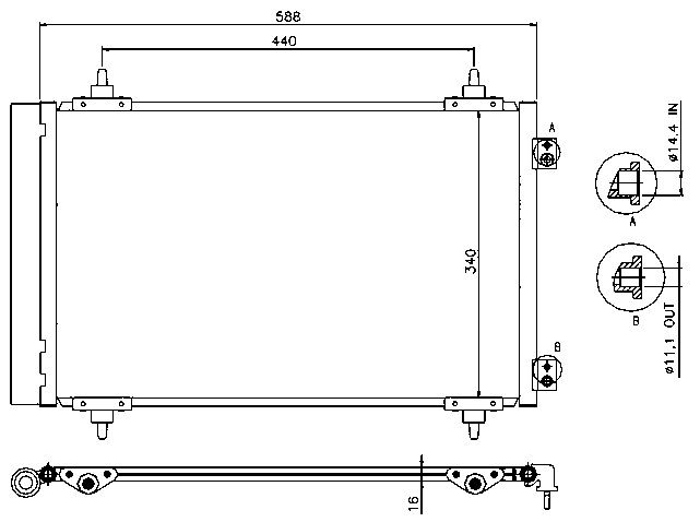 COND. PSA/FIAT (06) C8/JUMPY/SCUDO/807/EXPERT 1.6D/2.0D