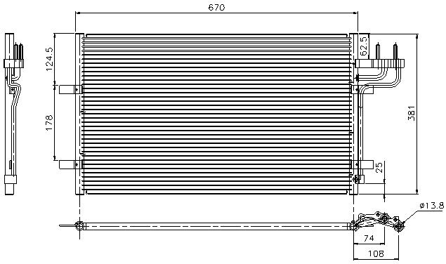 COND. FORD FOCUS II/FOCUS C-MAX (04)