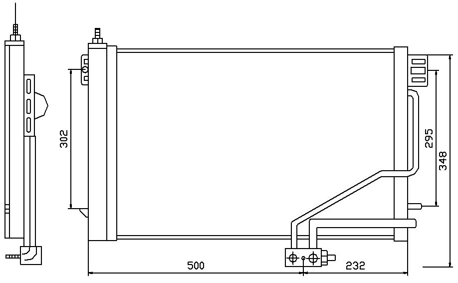 COND. MERCEDES W203/209 (00) CLASE C/CLK