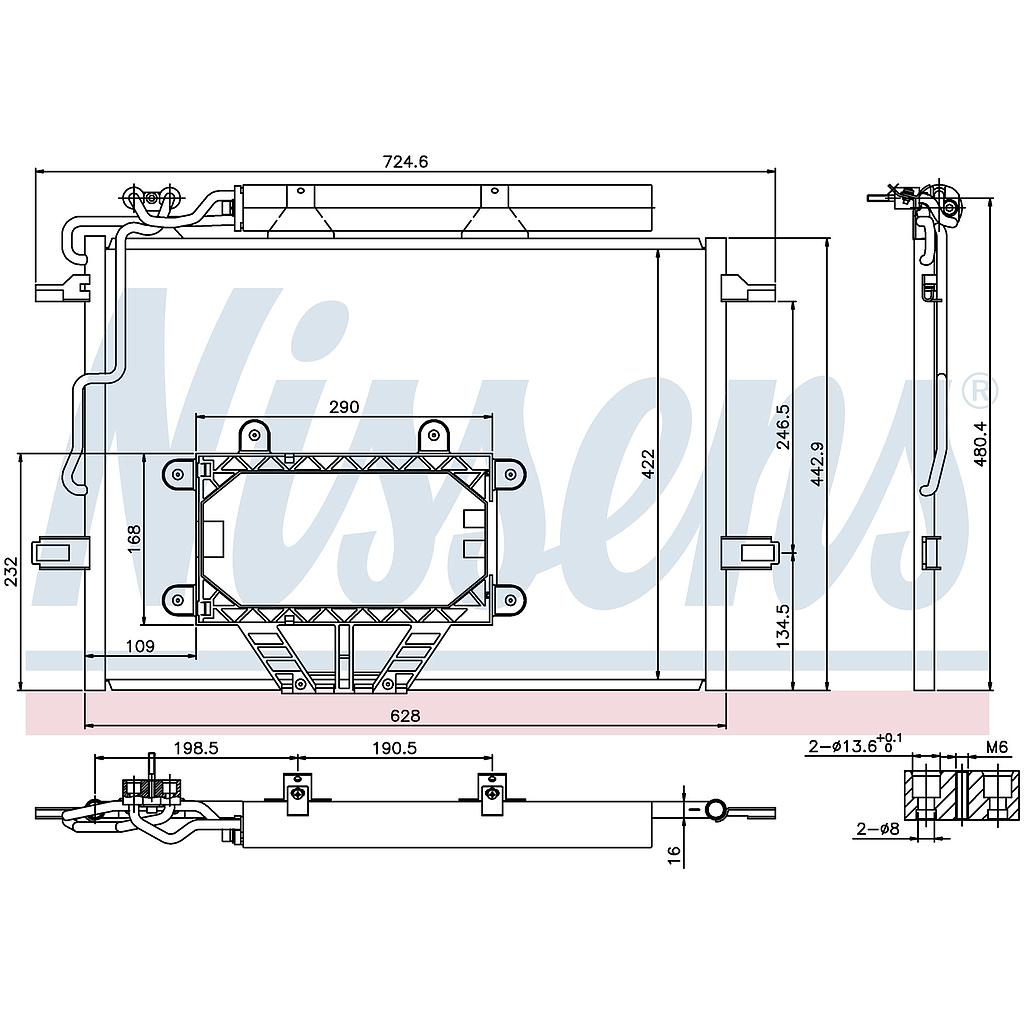 COND. MB W211 (02) E280CDI / E300 / E320CDI / E350CGI / E500