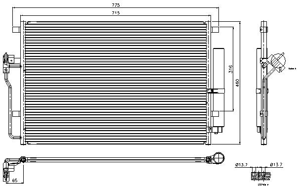 COND. MB W906/VW (06) SPRINTER / CRAFTER